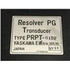 Image 4 : YASKAWA PRPT-01D2 RESOLVER / TRANSDUCER