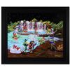 Image 1 : Michael Godard, "Olive Bunnies" Framed Limited Edition on Canvas, Numbered and S