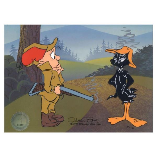 Chuck Jones "Daffy And Elmer: Beakhead" Hand Signed, Hand Painted Limited Editio