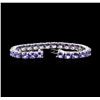 Image 3 : 27.02 ctw Tanzanite Bracelet - 14KT White Gold