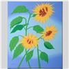 Image 1 : "Summer Sunflowers" Limited Edition Giclee on Canvas by Larissa Holt, Numbered a