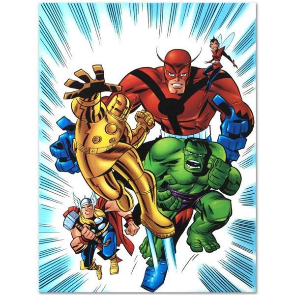 Marvel Comics "Avengers #1 1/2" Numbered Limited Edition Giclee on Canvas by Bru