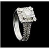 Image 4 : 1.41 ctw Diamond Ring - 14KT White Gold