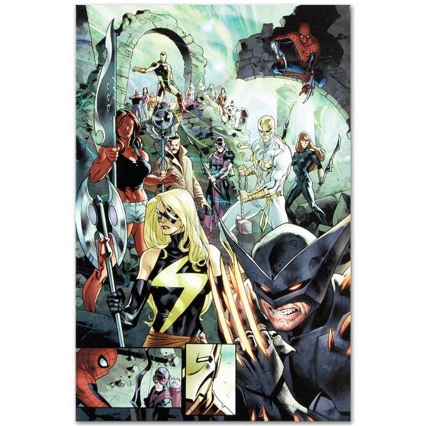 Marvel Comics "Fear Itself #7" Numbered Limited Edition Giclee on Canvas by Stua