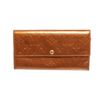 Image 1 : Louis Vuitton Bronze Vernis Leather Sarah Wallet