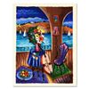 Shlomo Alter, "Spanish Guitar" Limited Edition Serigraph, Numbered and Hand Sign