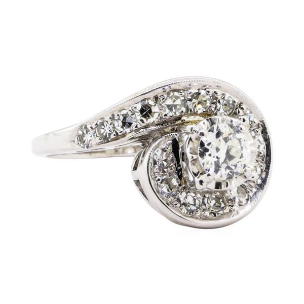 1.11 ctw Diamond Ring - 14KT White Gold