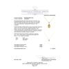 Image 3 : 6.00 ctw Imperial Topaz And Diamond Pendant & Chain - 18KT Yellow Gold