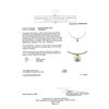 Image 3 : 0.36 ctw Diamond and Pearl Pendant And Chain - 14 & 18KT Yellow And White Gold