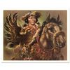 Image 1 : Virginia Dan (1922-2014), "Warrior" Limited Edition Lithograph, Numbered and Han
