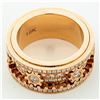 Image 4 : New 18K Rose Gold 2.75 ctw Spinning Gear Diamond Ring