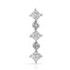 Image 1 : 14k White Gold 0.51CTW Diamond Pendant, (I2-I3/I2/G-H)