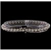 Image 2 : 14KT White Gold 3.02 ctw Diamond Tennis  Bracelet