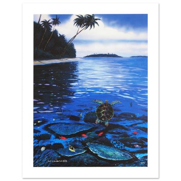 "Two Worlds of Paradise" Limited Edition Giclee on Canvas by Renowned Artist Wyl