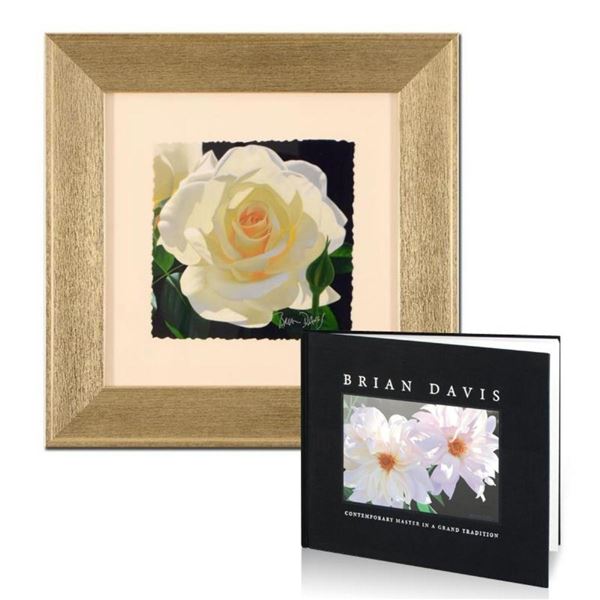 Brian Davis, "French Lace with Bud", Limited Edition Giclee, Numbered and Hand S