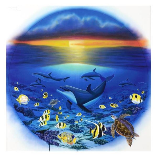 "Sea of Life" Limited Edition Giclee on Canvas by renowned artist WYLAND, Number