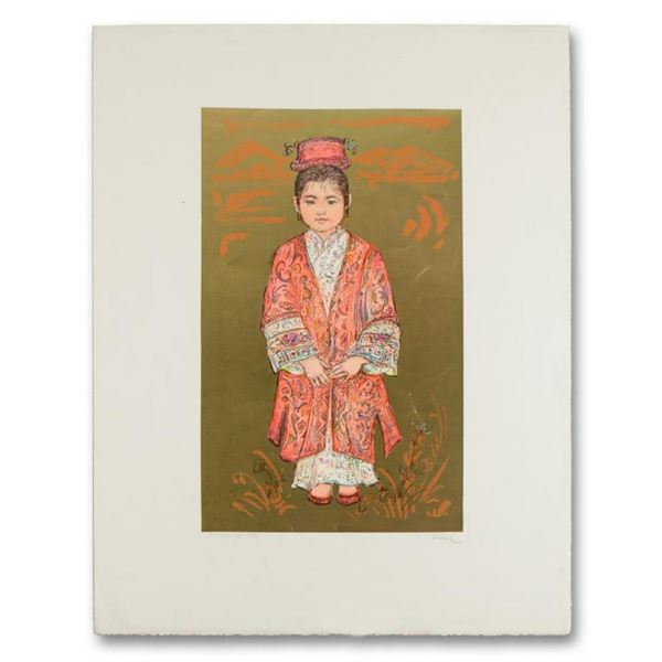 Edna Hibel (1917-2014), "Sun Ming Tsai of Beijing" Limited Edition Lithograph, N