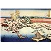 Image 1 : Hokusai - Winter Landscape of Suda