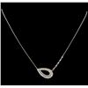 1.28 ctw Diamond Necklace - 14KT White Gold