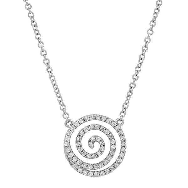 18k Gold 0.28CTW Diamond Necklace, (SI1-SI2/G-H)