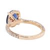 Image 3 : 2.15 ctw Sapphire and Diamond Ring - 14KT Rose Gold