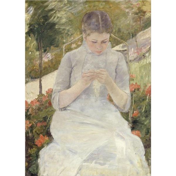 Cassatt - Girl in the Garden