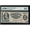 1886 $1 Martha Washington Silver Certificate PMG 64