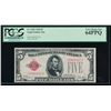 Image 1 : 1928 $5 Legal Tender Note PCGS 64PPQ