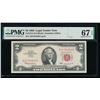 Image 1 : 1963 $2 Legal Tender Note PMG 67EPQ