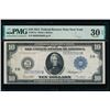 1914 $10 New York FRN PMG 30EPQ
