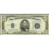 1934D $5 STAR Wide Silver Certificate