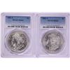Lot of 1881-S & 1882-S $1 Morgan Silver Dollar Coins PCGS MS63