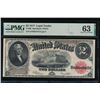 Image 1 : 1917 $2 Legal Tender Note PMG 63