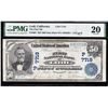 Image 1 : 1902 $50 Lodi CA National PMG 20