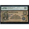 1902 $50 Clarksville TN National PMG 10