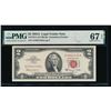 Image 1 : 1963A $2 Legal Tender Note PMG 67EPQ