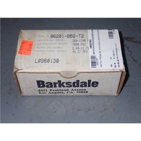 Barksdale Pressure Switch