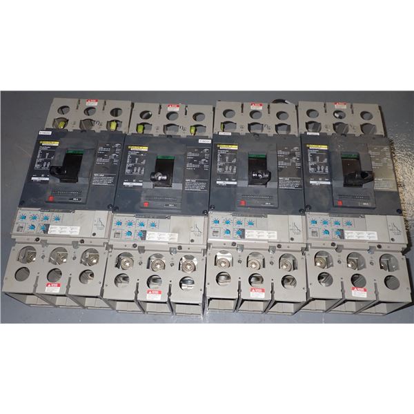 (4) SQUARE D DJL36250E53 CIRCUIT BREAKER