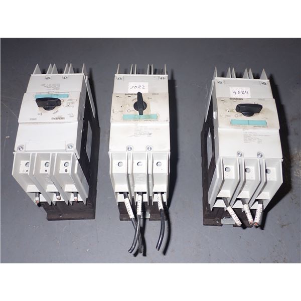 (3) Siemens #3RV1742-5ED10 Circuit breakers