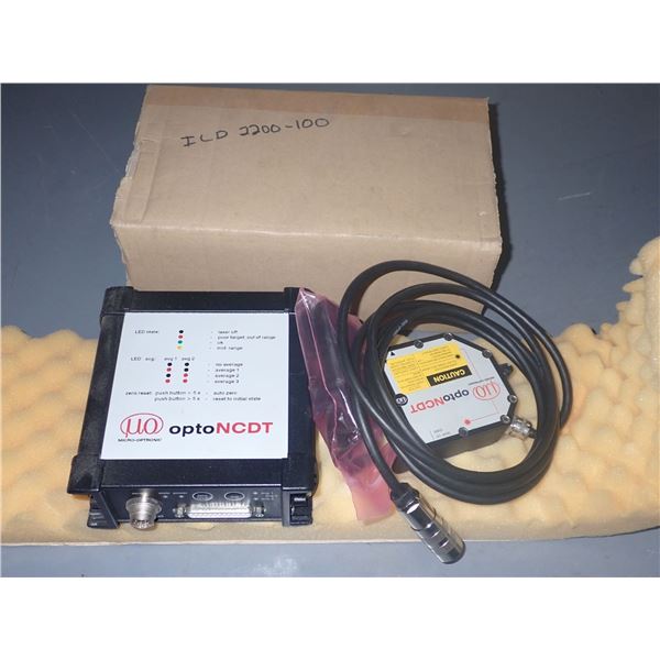 MICRO EPSILON #ILD2200-100 Laser optic CCD-way sensor
