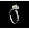 Image 4 : 1.17 ctw Diamond Ring - 14KT White Gold