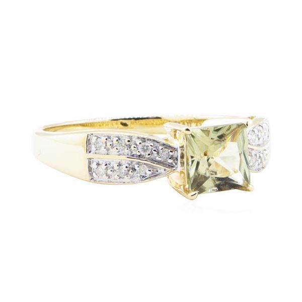 2.12 ctw Zultanite And Diamond Ring - 14KT Yellow Gold