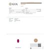 Image 6 : GIA Cert 3.39 ctw Ruby and Diamond Ring - 14KT White Gold