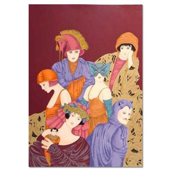 Haya Ran, "Motherhood" Hand Signed Limited Edition Serigraph with Letter of Auth