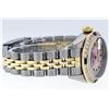 Image 8 : Rolex Ladies 2 Tone Pink MOP Emerald & Sapphire Datejust Wriswatch 26MM