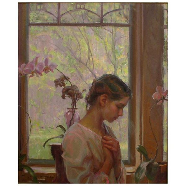 Dan Gerhartz, "The Orchid" Limited Edition on Canvas, Numbered and Hand Signed w