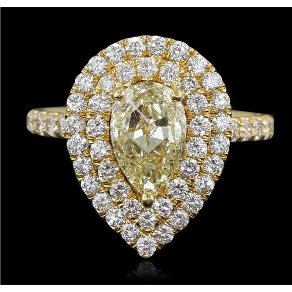 14KT Yellow Gold 2.52 ctw Diamond Engagement Ring