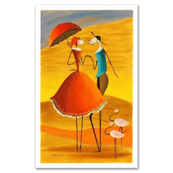 Ester Myatlov, "Serenade" Limited Edition Serigraph, Numbered and Hand Signed wi