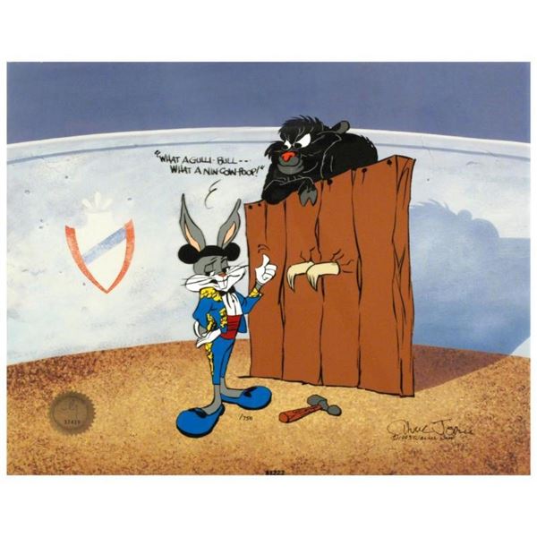  Bugs and Gulli-Bull  Limited Edition Animation Cel by Chuck Jones (1912-2002).