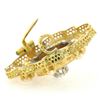 Image 7 : Antique Victorian 18K Yellow Gold Diamond Pearl Detailed Open Flower Brooch Pin